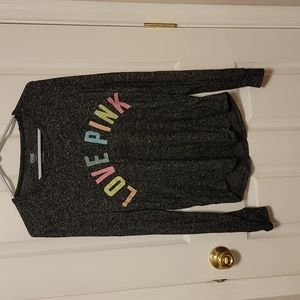 Victoria's Secret Pink Long Sleeved Top, Med
